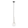 Pendel DAISY 1xG9/12W/230V diameter 14 cm skinnende krom/sort/transparent