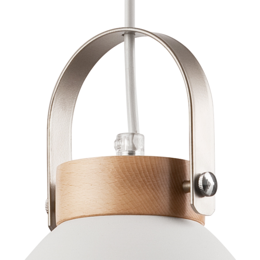 Pendel DANIELLE 1xE27/60W/230V bøg