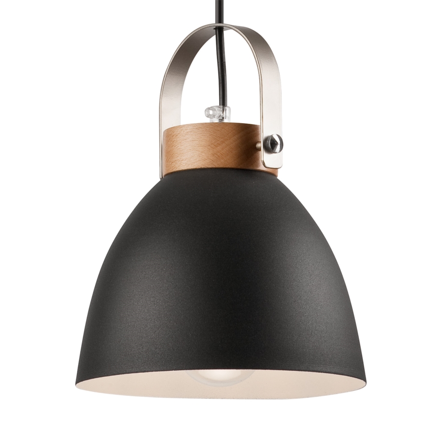 Pendel DANIELLE 2xE27/60W/230V bøg