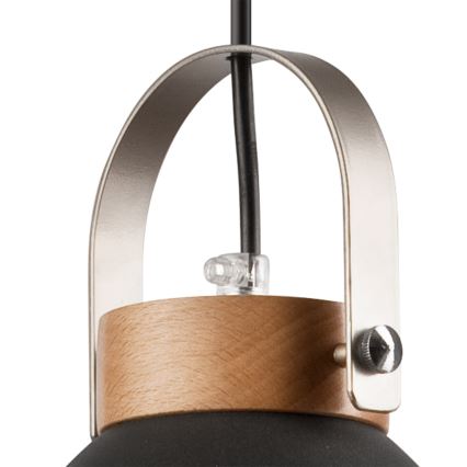 Pendel DANIELLE 2xE27/60W/230V bøg