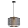 Pendel DENTON 1xE27/40W/230V sort