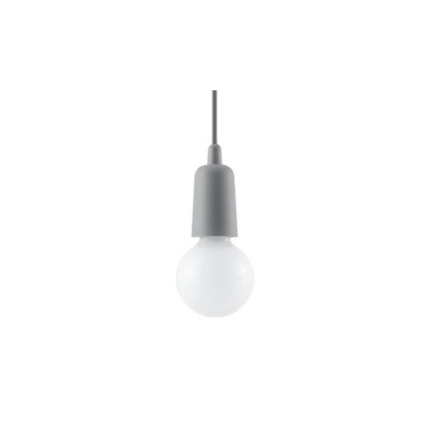 Pendel DIEGO 1xE27/60W/230V grå