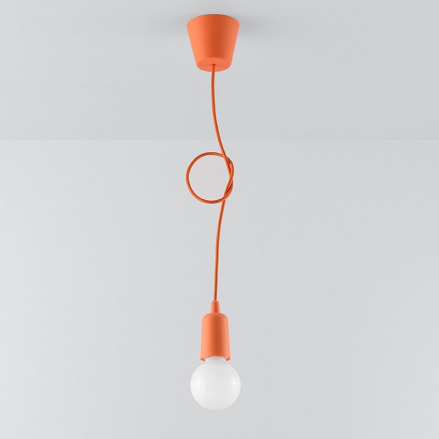 Pendel DIEGO 1xE27/60W/230V orange