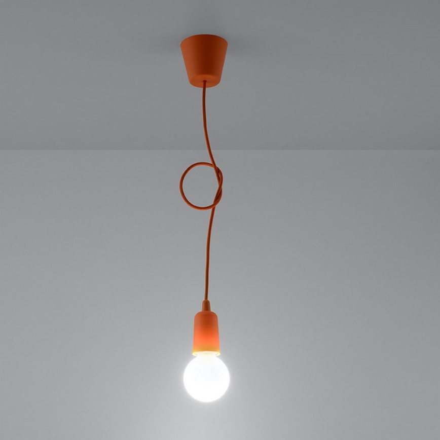Pendel DIEGO 1xE27/60W/230V orange