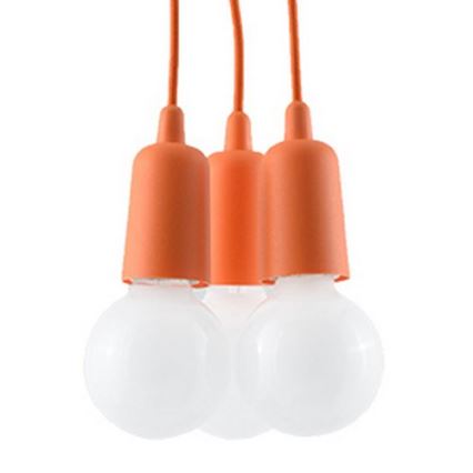 Pendel DIEGO 3xE27/60W/230V orange