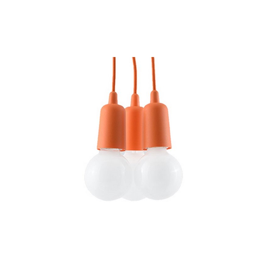 Pendel DIEGO 3xE27/60W/230V orange