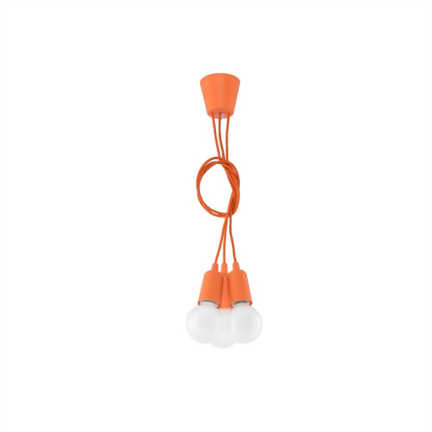 Pendel DIEGO 3xE27/60W/230V orange