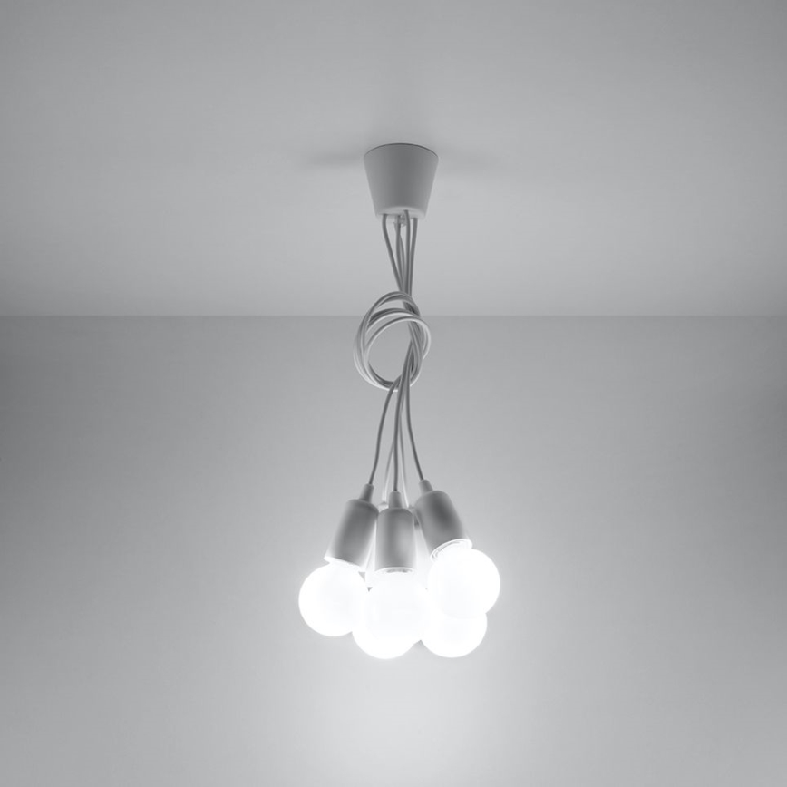 Pendel DIEGO 5xE27/60W/230V