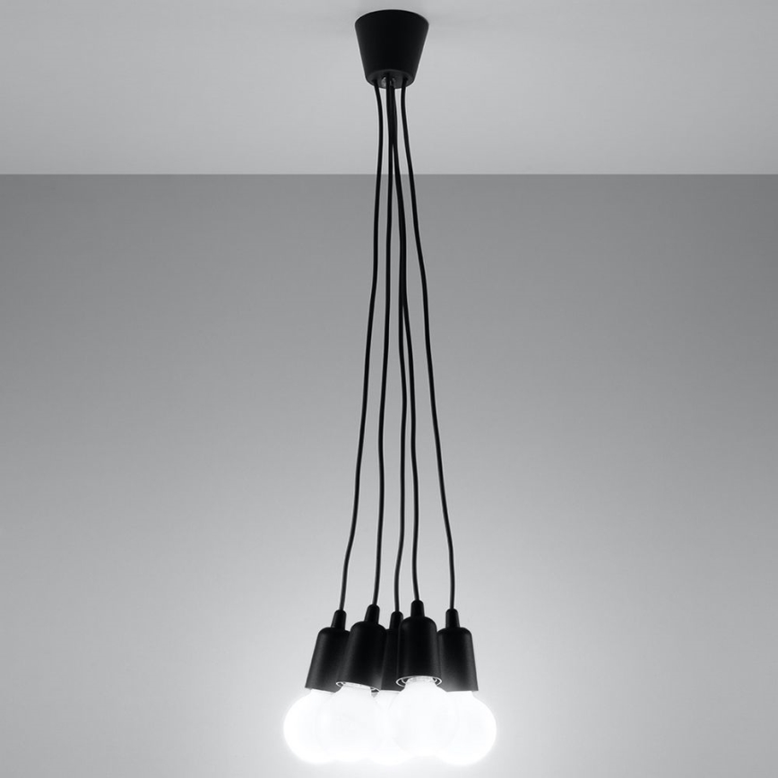 Pendel DIEGO 5xE27/60W/230V