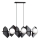 Pendel DRIFTON 6xE14/10W/230V sort