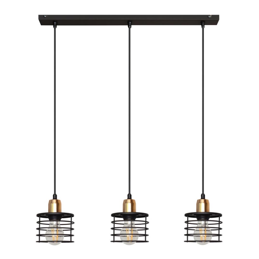 Pendel EDISON 3xE27/15W/230V