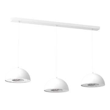 Pendel ELGUND 3xE27/15W/230V hvid