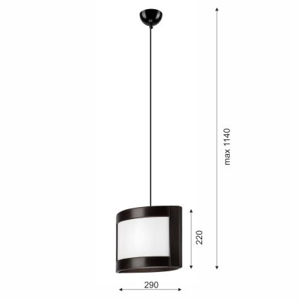 Pendel ELODIE 1xE27/60W/230V eg