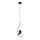 Pendel ENIGMA 1xE14/10W/230V sort/hvid