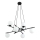 Pendel ESSA 8xE14/10W/230V sort/hvid