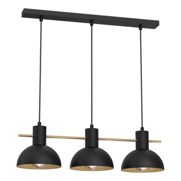 Pendel ESTATE MINI 3xE27/15W/230V sort