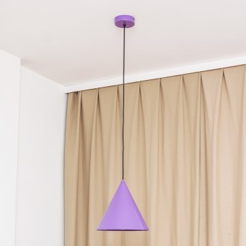 Pendel ETNA 1xE27/15W/230V Ø 25 cm lilla