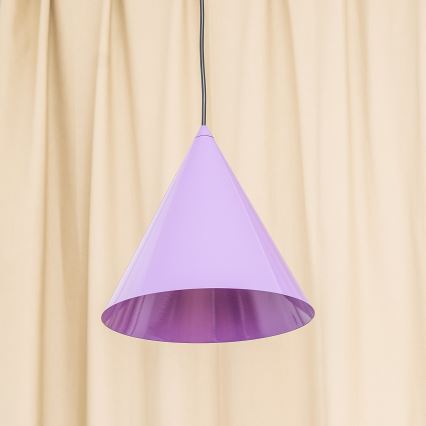 Pendel ETNA 1xE27/15W/230V Ø 25 cm lilla