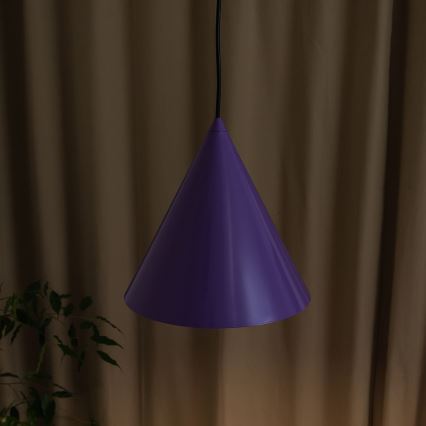 Pendel ETNA 1xE27/15W/230V Ø 25 cm lilla