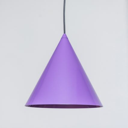 Pendel ETNA 1xE27/15W/230V Ø 25 cm lilla