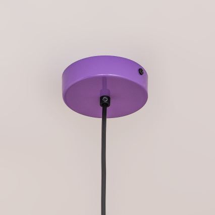 Pendel ETNA 1xE27/15W/230V Ø 25 cm lilla
