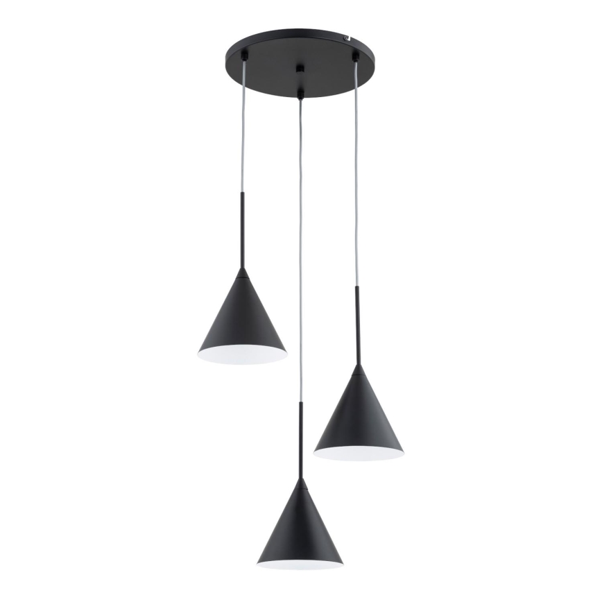 Pendel FABO 3xE14/10W/230V sort