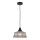 Pendel FACTORY 1xE27/11W/230V beige/sort
