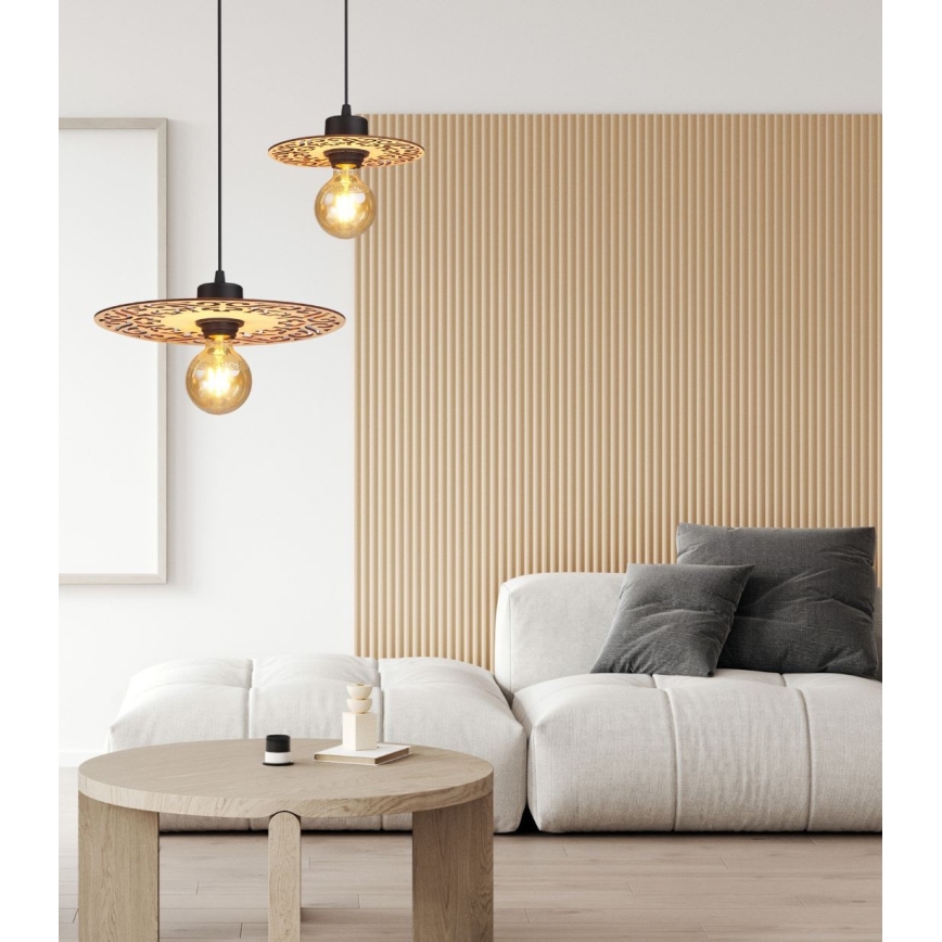 Pendel FALCO 1xE27/60W/230V diameter 20 cm beige