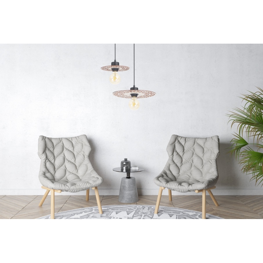 Pendel FALCO 1xE27/60W/230V diameter 20 cm beige