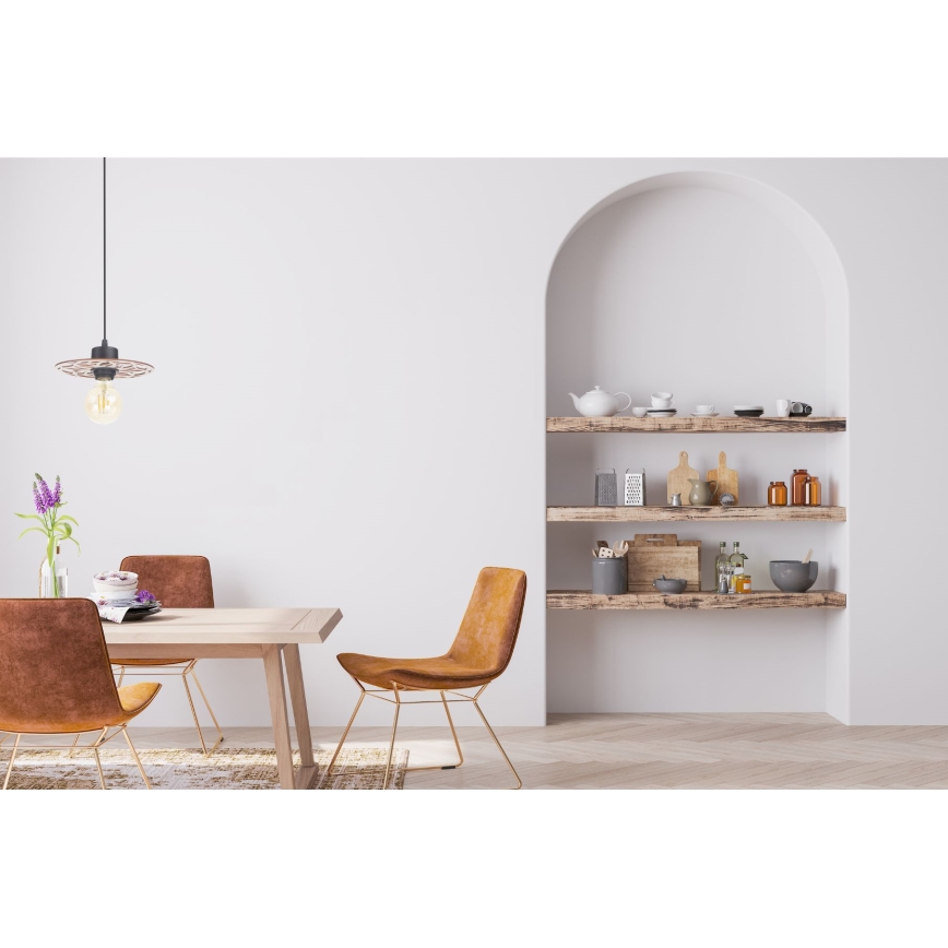 Pendel FALCO 1xE27/60W/230V diameter 20 cm beige