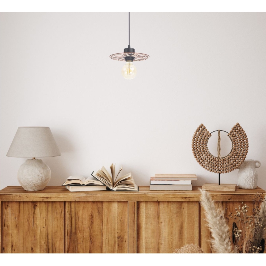 Pendel FALCO 1xE27/60W/230V diameter 20 cm beige