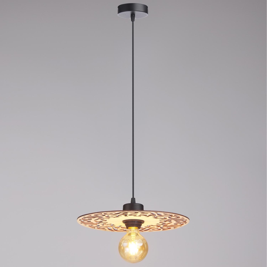 Pendel FALCO 1xE27/60W/230V diameter 30 cm beige