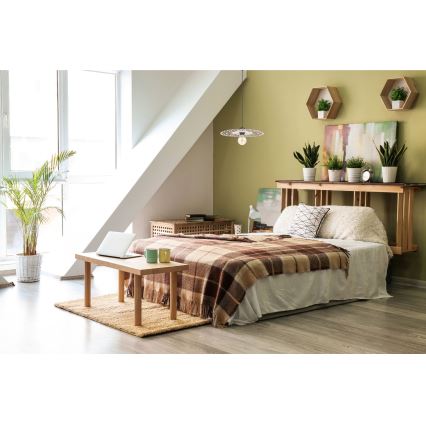 Pendel FALCO 1xE27/60W/230V diameter 30 cm beige