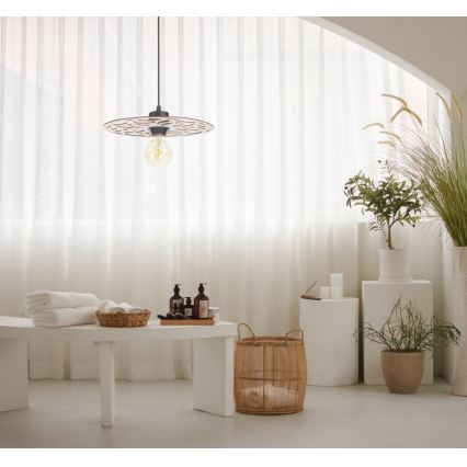Pendel FALCO 1xE27/60W/230V diameter 30 cm beige