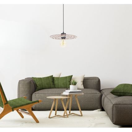 Pendel FALCO 1xE27/60W/230V diameter 30 cm beige