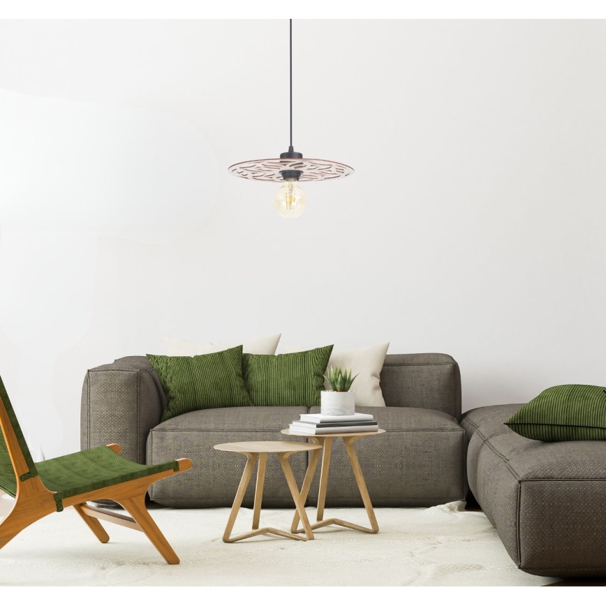Pendel FALCO 1xE27/60W/230V diameter 30 cm beige