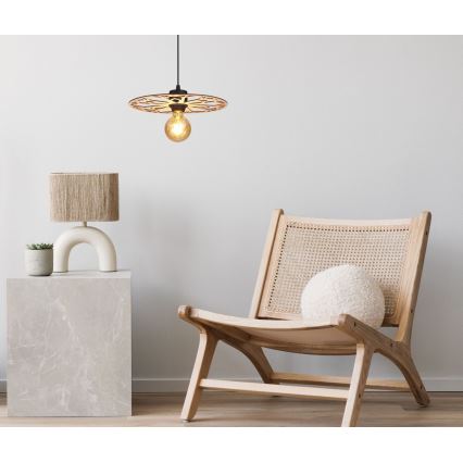 Pendel FALCO 1xE27/60W/230V diameter 30 cm beige