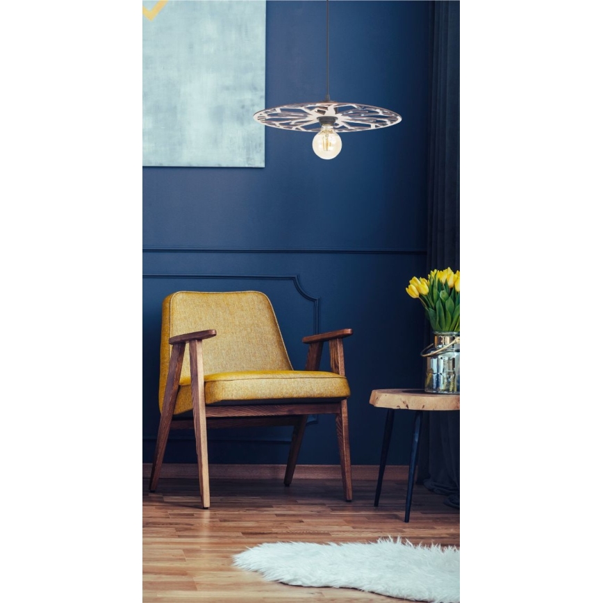 Pendel FALCO 1xE27/60W/230V diameter 30 cm beige