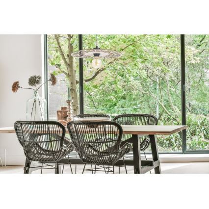 Pendel FALCO 1xE27/60W/230V diameter 40 cm beige