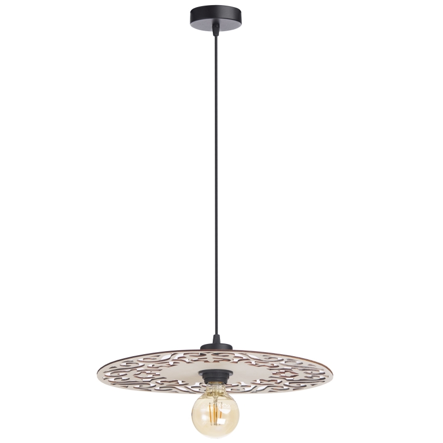Pendel FALCO 1xE27/60W/230V diameter 40 cm beige