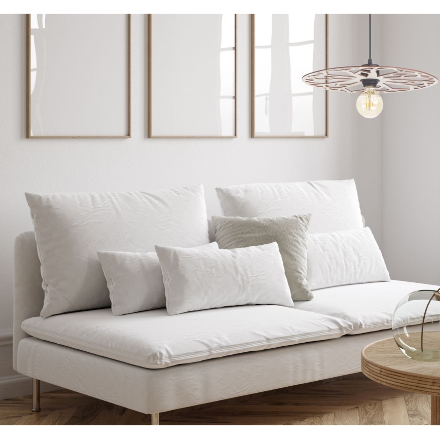 Pendel FALCO 1xE27/60W/230V diameter 40 cm beige