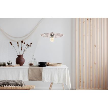 Pendel FALCO 1xE27/60W/230V diameter 40 cm beige