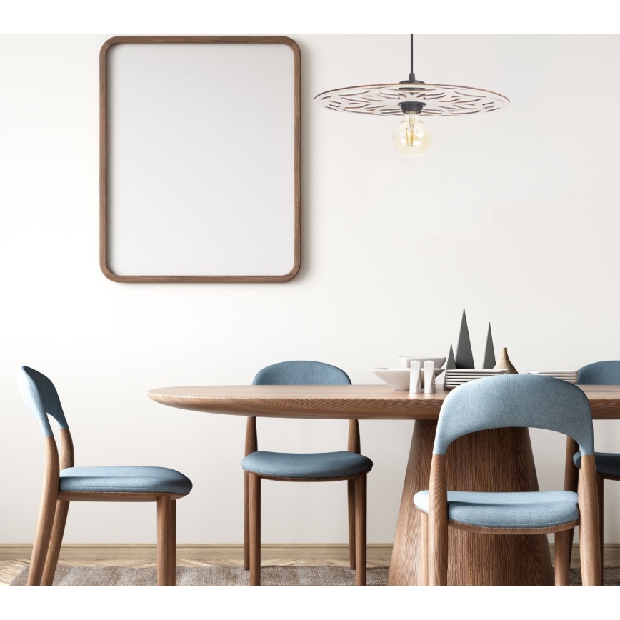 Pendel FALCO 1xE27/60W/230V diameter 40 cm beige