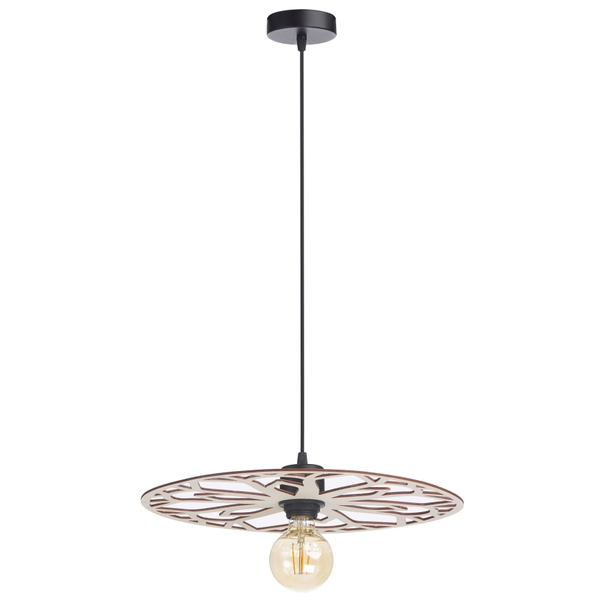 Pendel FALCO 1xE27/60W/230V diameter 40 cm beige