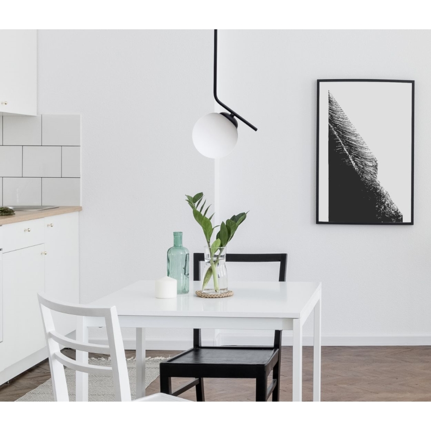 Pendel FIRA 1xE27/60W/230V sort