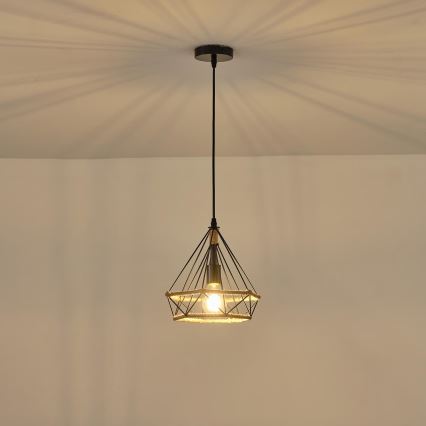 Pendel FLARE 1xE27/15W/230V diameter 25 cm beige