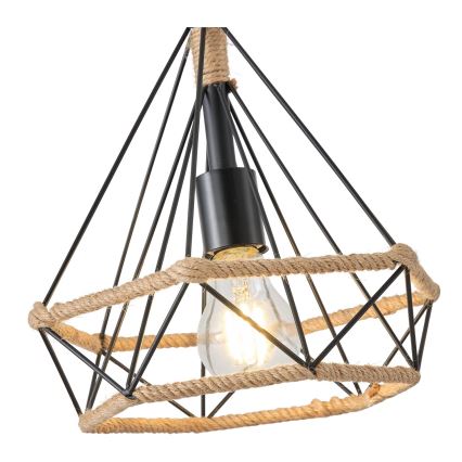 Pendel FLARE 1xE27/15W/230V diameter 25 cm beige