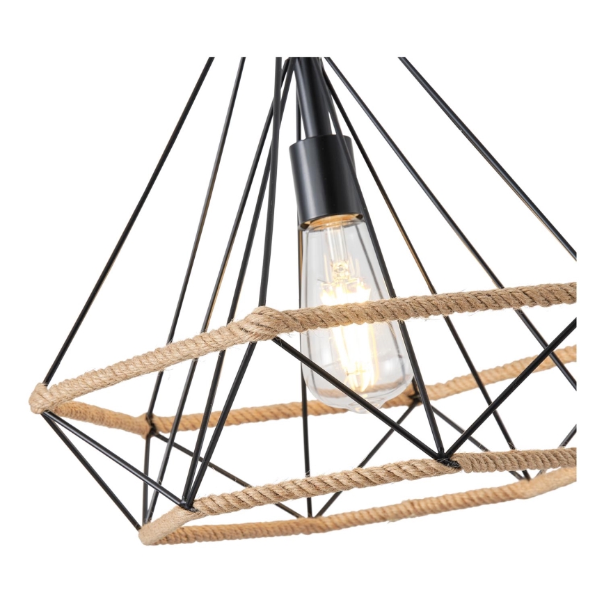 Pendel FLARE 1xE27/15W/230V diameter 38 cm beige
