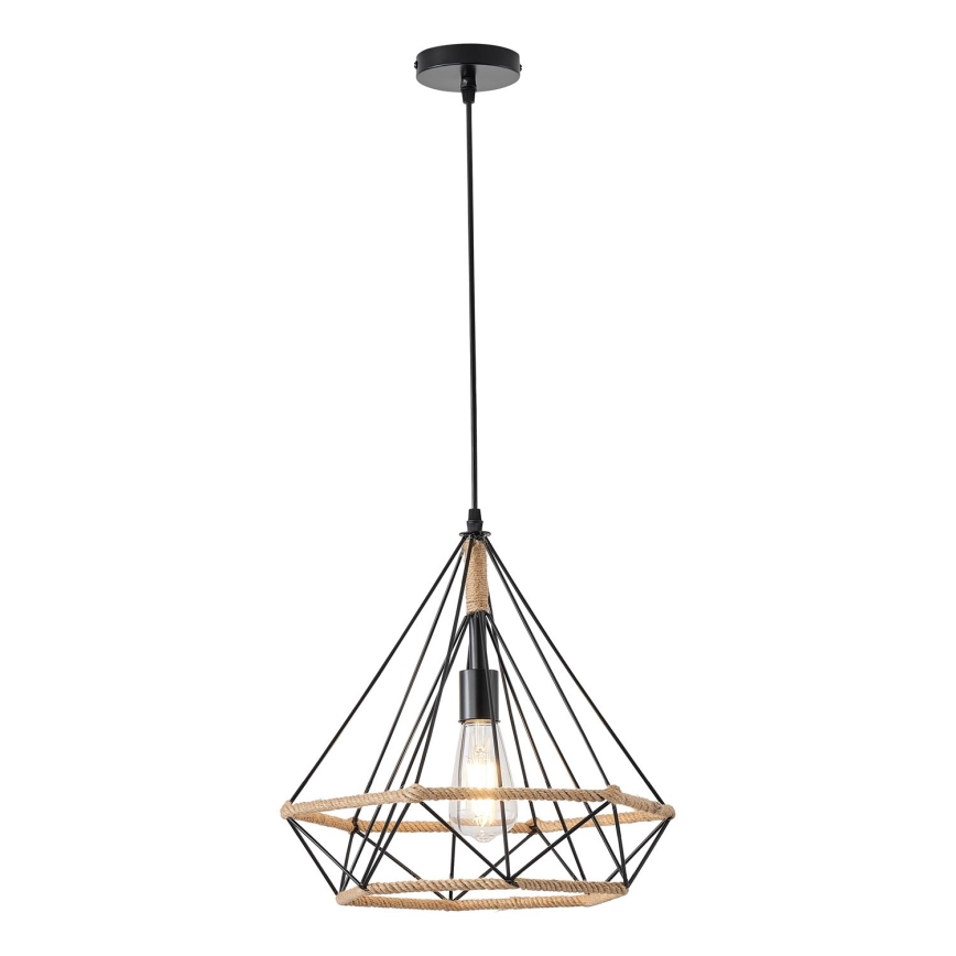 Pendel FLARE 1xE27/15W/230V diameter 38 cm beige