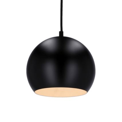 Pendel FLEN 1xE27/40W/230V diameter 20 cm sort